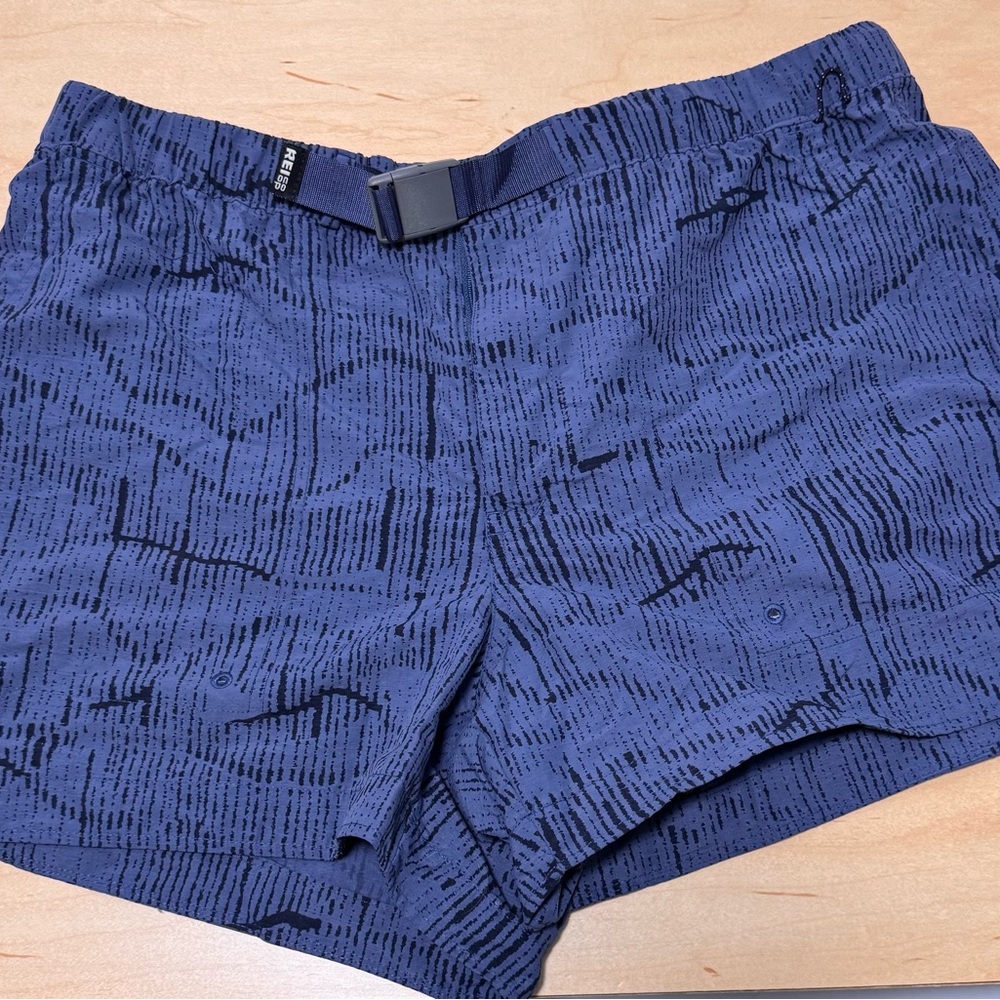 REI Navy and Black Athletic Shorts